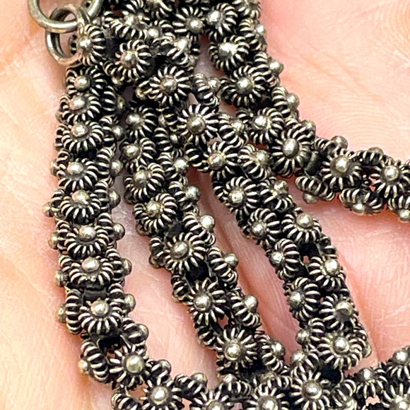Laos canetille snake necklace - Picture 1 of 5